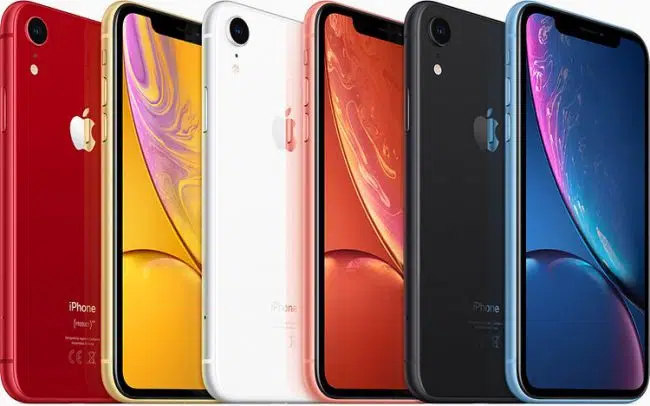 Colores disponibles para el iPhone XR