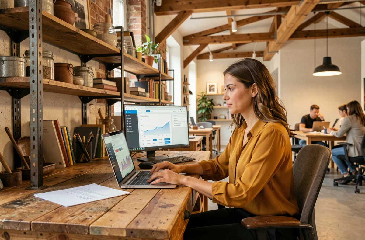 Stratège en développement et marketing digital dans les locaux de La Quincaillerie à Lille